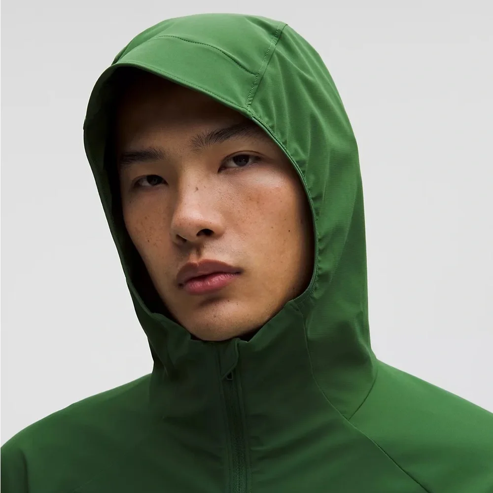Lululemon Pace Breaker Jacket Forest Green Hooded Jacket - Performance Zip-Up - Picture 4 of 12